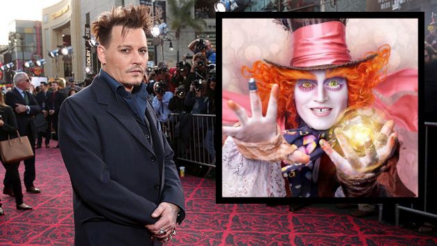 Johnny Depp, actor de la película Alicia a través del espejo. (Getty Images)