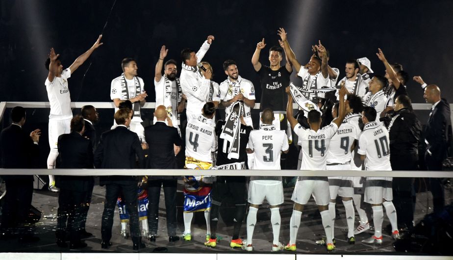 Real Madrid celebró a lo grande con hinchas su undécima Champions League
