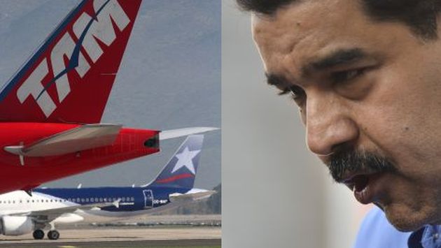 Venezuela: Latam Airlines también suspendió sus vuelos temporalmente. (EFE/Composición)