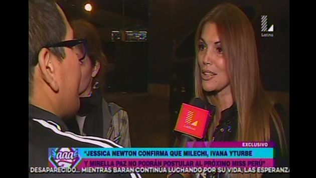 Milett Figueroa, Ivanna Yturbe y Mirella Paz no podrán postular el próximo año al Miss Perú. (Captura de video)