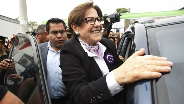 Susana Villarán: "Si quieres un gobierno que defienda la democracia, vota por PPK". (Mario Zapata)