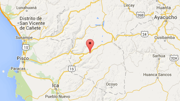 Huancavelica: Se registró un sismo de 5.3 grados en la escala de Richter. (IGP)