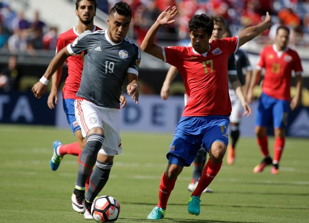 Costa Rica y Paraguay igualaronn 0-0 en partido por la Copa América Centenario. (AP)