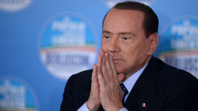 Silvio Berlusconi es hospitalizado por insuficiencia cardíaca. (AFP)