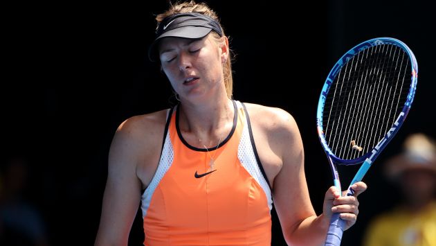 María Sharapova fue suspendida dos años tras dar positivo en dopaje. (AP)