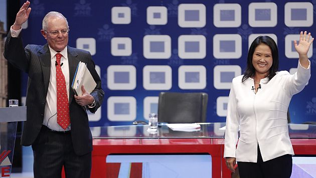 Para Transparencia, la distancia entre PPK y Keiko Fujimori no se puede revertir. (Perú21)