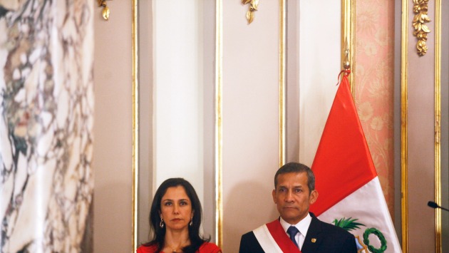 El presidente Ollanta Humala y Nadine Heredia, hoy presidenta del Partido Nacionalista. (USI)