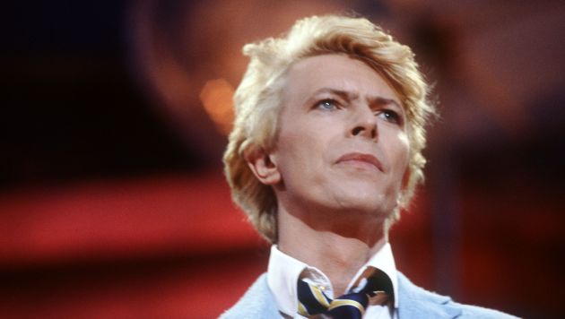 David Bowie en Francia durante un concierto en 1983. (AFP)