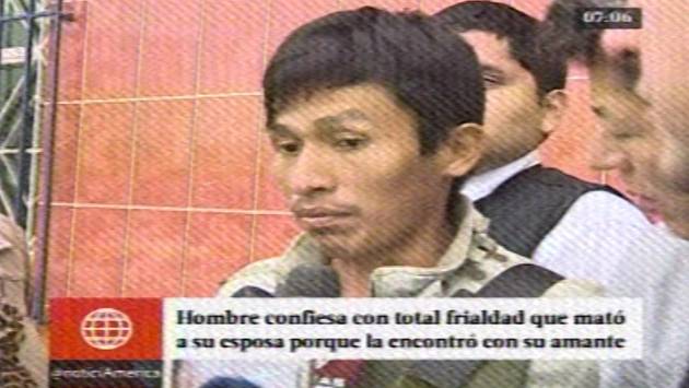 Sujeto que asesinó a golpes a su pareja en Huaycán fue capturado en Oxapampa. (Captura de video)