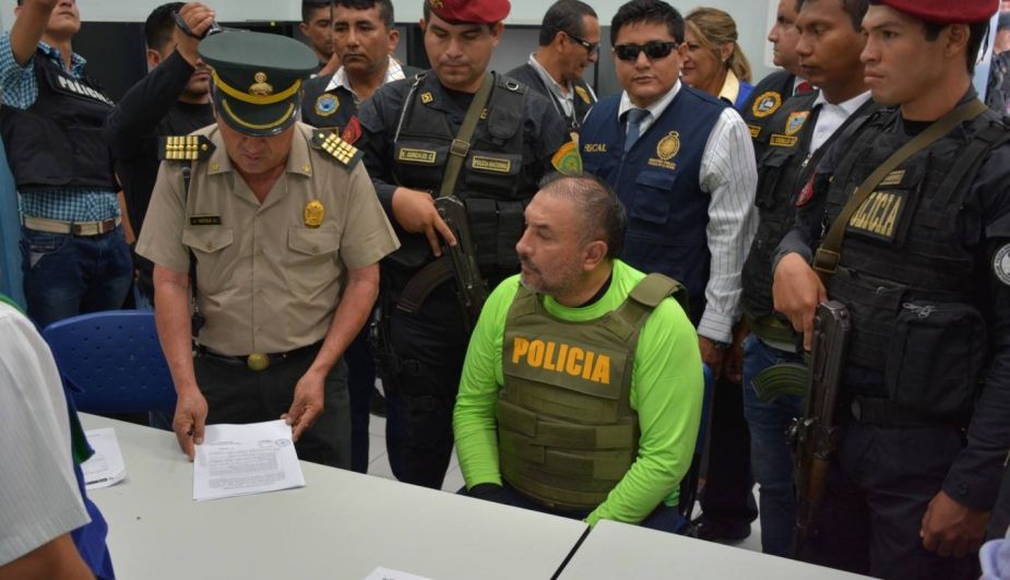 Gerardo Viñas Dioses fue trasladado al penal de Piedras Gordas. (Ministerio del Interior)