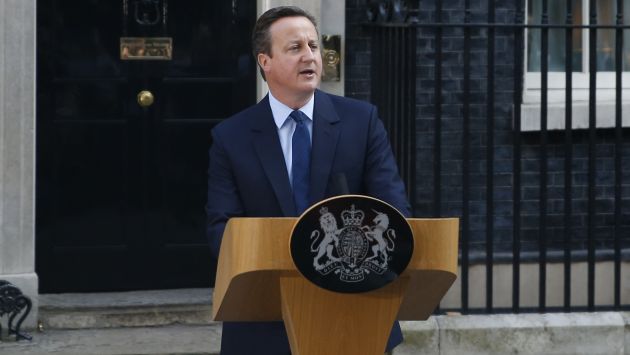 David Cameron anunció su dimisión en octubre tras victoria del Brexit. (AP)
