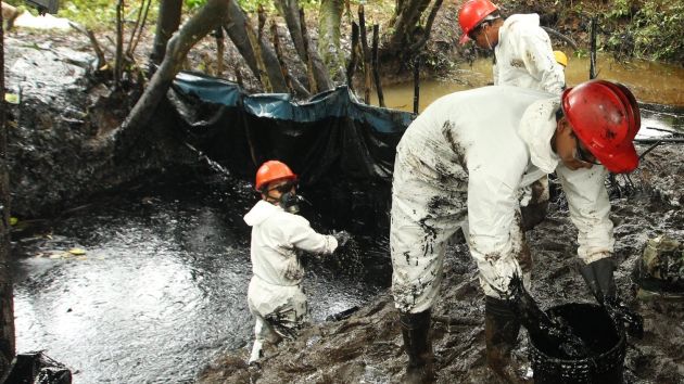 A inicio de año se registró un derrame de crudo en Chiriaco,  en Amazonas. (El Comercio)