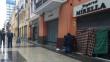 Centro de Lima: Alarma frustró asalto a joyería del Jirón de la Unión