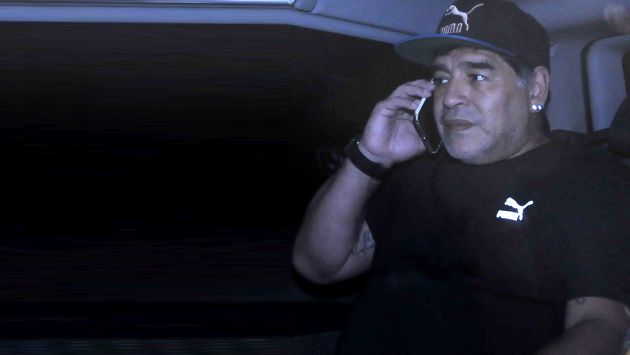 Filtran audio de Diego Maradona. (AFP)