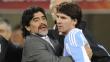 Diego Maradona pidió que dejen en paz a Lionel Messi