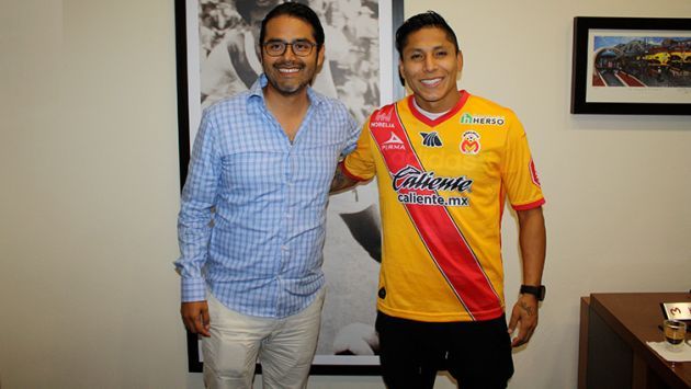 Raúl Ruidíaz firmó por una temporada con el club mexicano. (Morelia) 