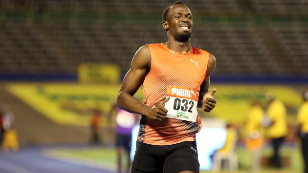 Usain Bolt sufrió lesión muscular y es duda para Río 2016. (Reuters)