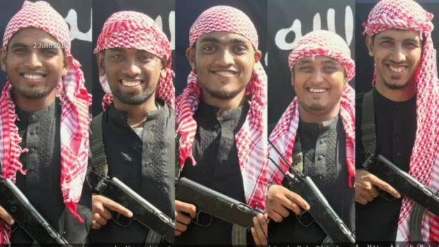 Estado Islámico publicó las fotos de los que habrían ejecutado el acto terrorista. (Foto: AFP)