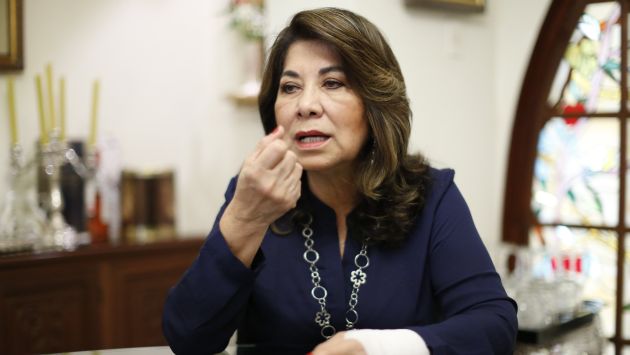 Martha Chávez sobre pasaportes biométricos solicitados por la pareja presidencial: "Hay que estar alertas". (Mario Zapata)