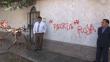 Lambayeque: Aparecen pintas en casas de autoridades de Universidad Nacional Pedro Ruiz Gallo