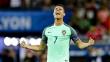 Cristiano Ronaldo alcanzó récord de Michel Platiní como máximo goleador en la historia de la Eurocopa 