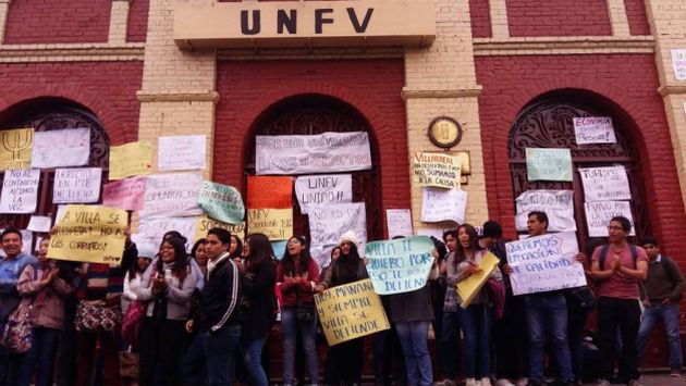 Universidad Federico Villarreal: Estudiantes realizarán marcha hacia la Sunedu para exigir elección de decanos. (El Comercio)