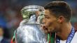 Cristiano Ronaldo pasó del llanto a la alegría tras ganar su primer título con Portugal [Fotos]