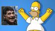 Diego Maradona dijo que odiaba a Los Simpson y Homero le respondió: "Es un gordo tetón" [Videos]
