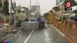 Av. Brasil: Cierran vías alternas por instalación de gradas para parada militar 