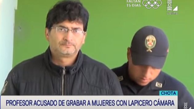 Cajamarca: Denuncian a profesor por grabar partes íntimas de mujeres con una cámara oculta. (Latina)