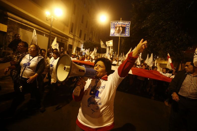Alberto Fujimori: Seguidores marcharon para pedir el indulto del expresidente