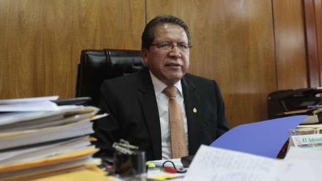 Fiscal de la Nación, Pablo Sánchez, negó haber recibido presiones en casos emblemáticos. (Perú21)