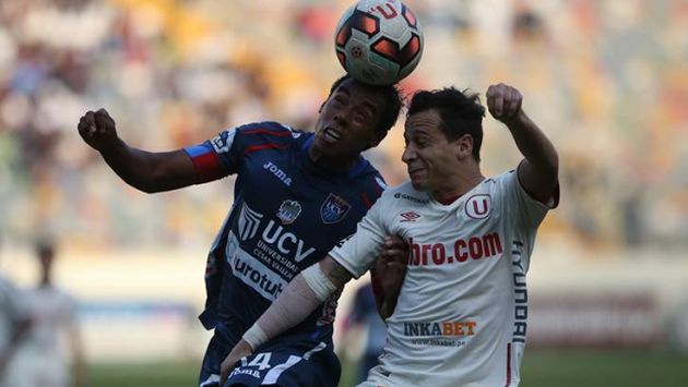 Universitario de Deportes empató 1-1 con César Vallejo y comparte la punta del Torneo Clausura. (Andina/Juan Guzmán Negrini)