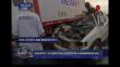 Un muerto y un herido dejó choque de camioneta contra camión en Lurín [Video] 