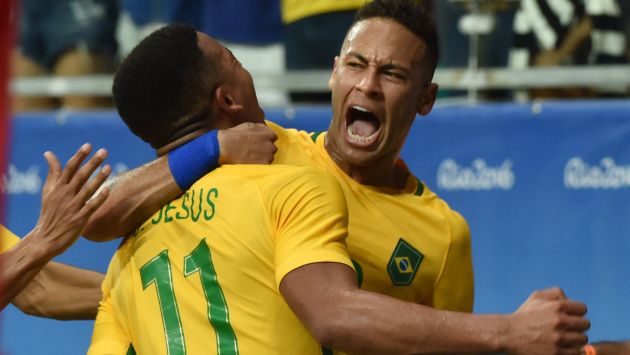 Río 2016: Brasil goleó 4-0 a Dinamarca y avanza a los cuartos de final. (AFP)