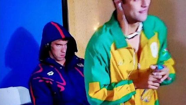 Río 2016: Fanático se tatuó cara de Michael Phelps que se volvió viral . (Twitter)