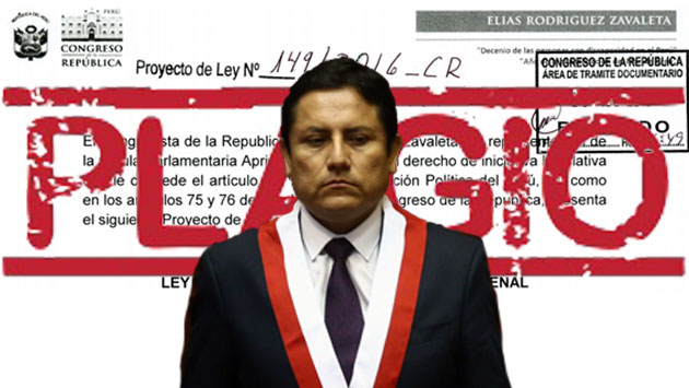 Congresista Elías Rodríguez del Apra plagió tres noticias en proyecto de ley. (Composición)