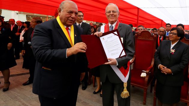 El mandatario Pedro Pablo Kuczynski fue declarado 'Huésped ilustre' de Tacna. (Presidencia de la República)