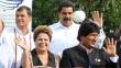 Mandatarios sudamericanos le expresaron su apoyo a Dilma Rousseff tras ser destituida