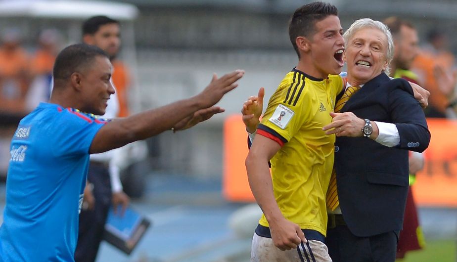 Colombia venció 2-0 a Venezuela y escala posiciones en las Eliminatorias Rusia 2018 