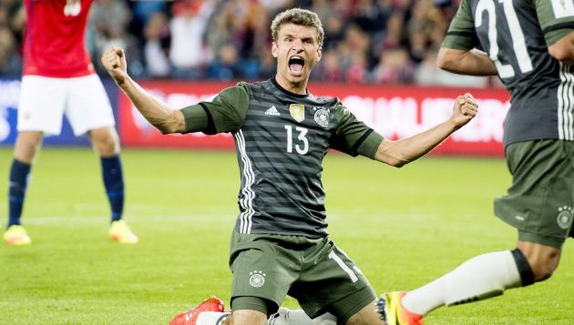 Siempre letal. Müller suma 34 goles con la ‘Mannschaft’. (EFE)