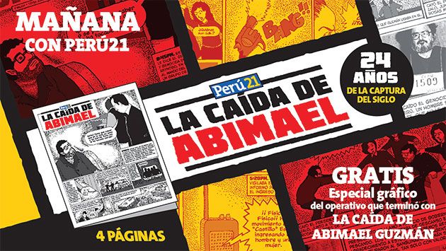 'La caída de Abimael': Perú21 trae este sábado cómic sobre captura del cabecilla de Sendero Luminoso. (USI)