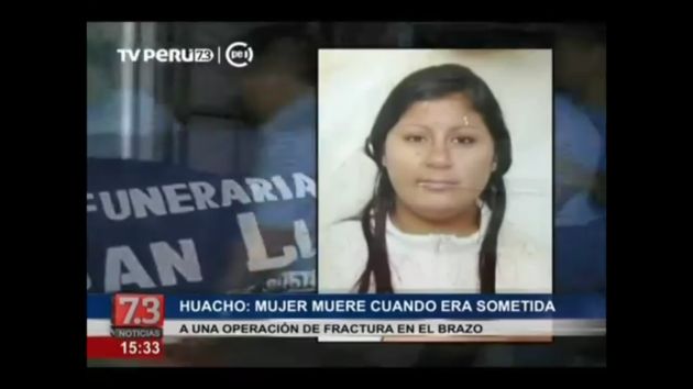El Hospital Regional de Huacho publicó un comunicado en donde lamentaba la pérdida de la mujer. (TVPerú)