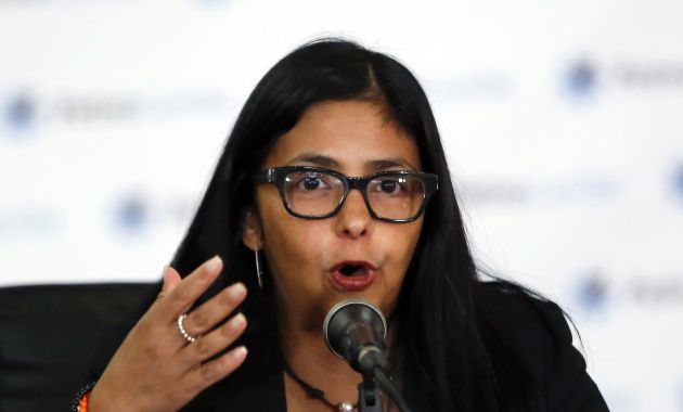 Delcy Rodríguez, ministra de Exteriores venezolana (www.reddit.com).