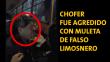 Chofer de bus casi pierde un ojo tras recibir golpe de muleta de falso limosnero, en Miraflores