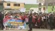 Comerciantes minoristas de La Parada realizan plantón exigiendo 'Tierra Prometida'