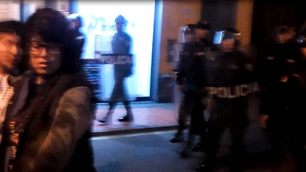 MHOL denunció represión policial durante vigilia en Plaza de Armas. (MHOL)