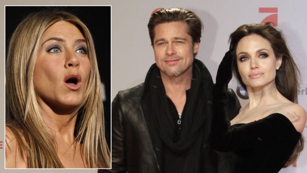 Jennifer Aniston y sus ‘reacciones’ al enterarse del divorcio de Angelina Jolie y Brad Pitt. (Reuters)