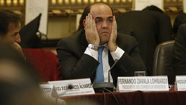 Fernando Zavala sustentó pedido de facultades ante la comisión de Constitución. (Atoq Ramón/Perú21)