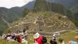 Machu Picchu recibió a 790 mil turistas en los 7 primeros meses de 2016